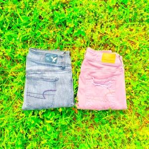 AE JEANS 2 PAIRS 💕🌸💋